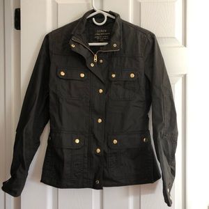 JCrew Olive Utility Jacket XS